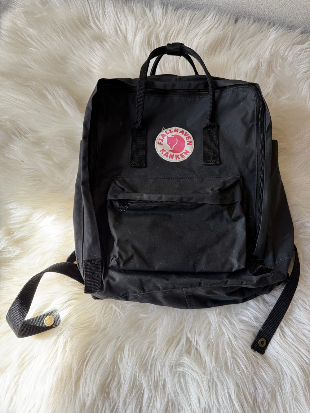 Fjallraven Kanken Black Backpack